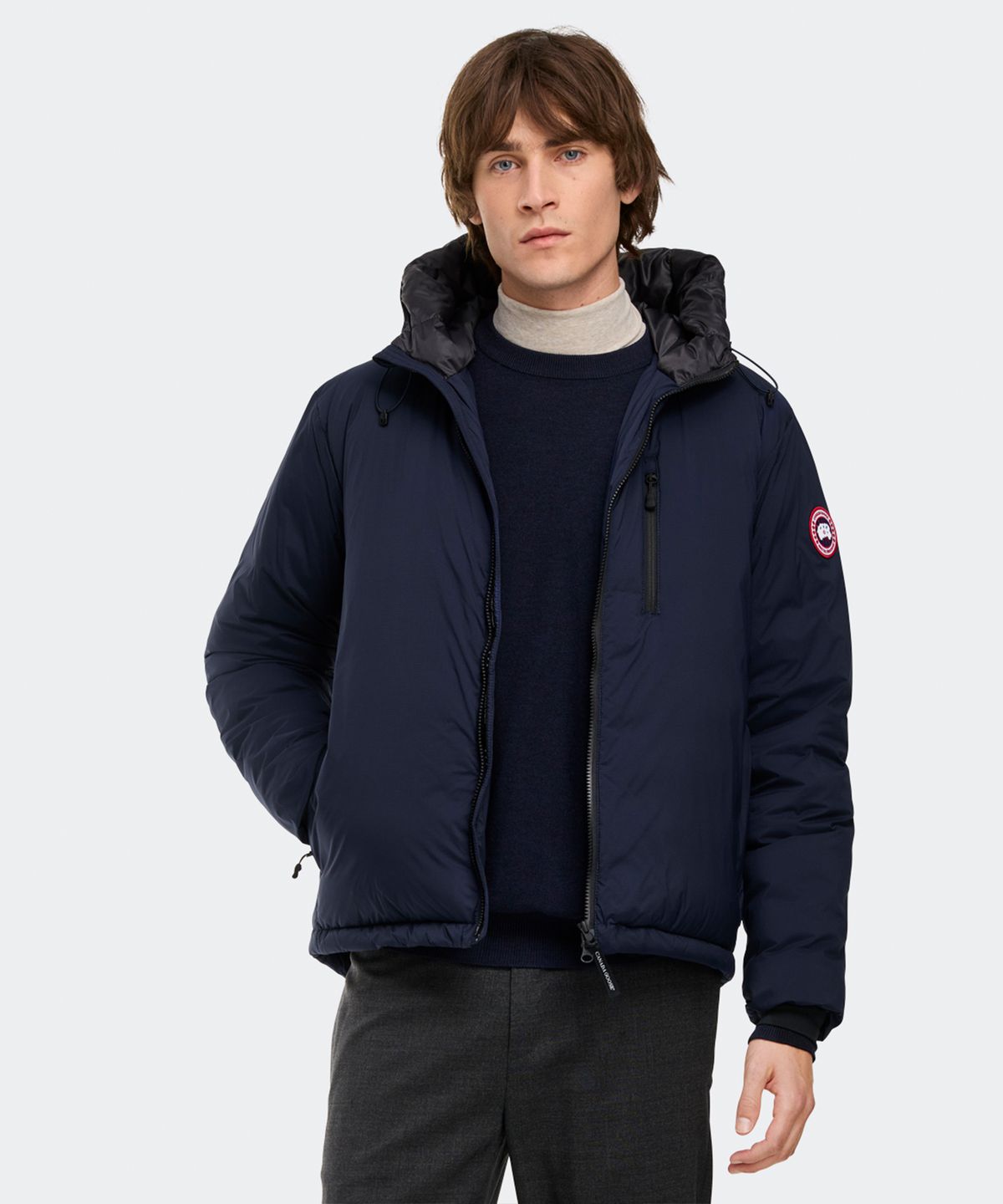 캐나다구스(CANADAGOOSE) 남성 롯지 후디 다운(Light Navy)_Q266AMDC07LNN