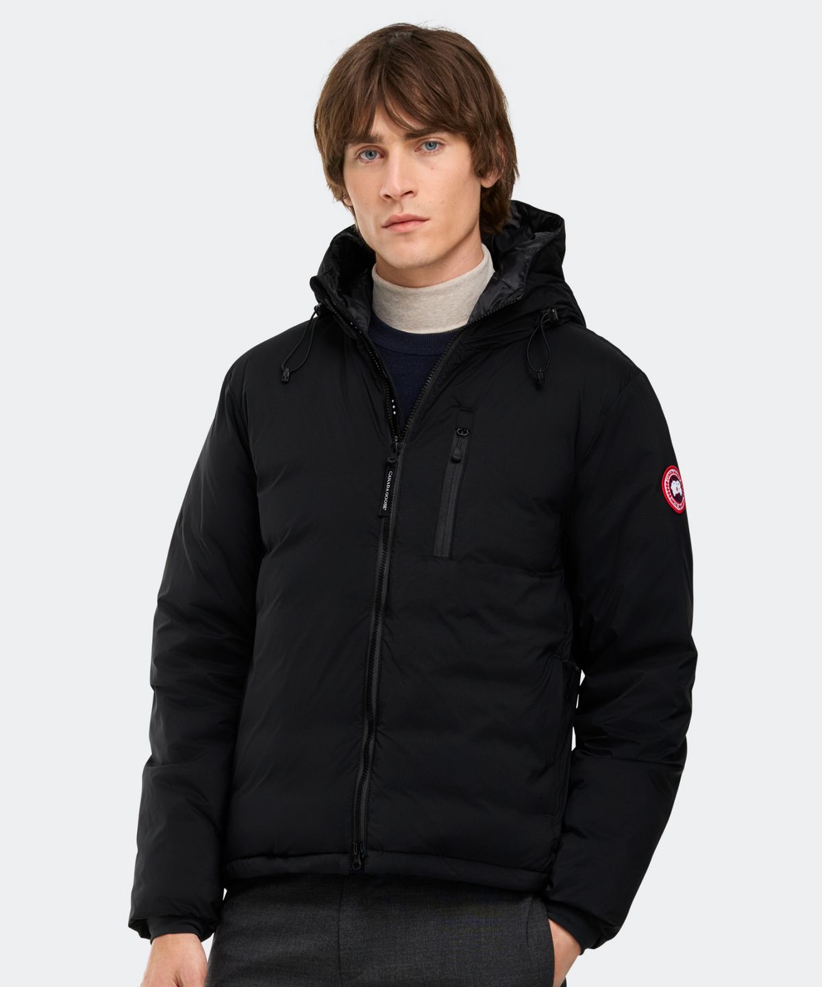 캐나다구스(CANADAGOOSE) 남성 롯지 후디 다운(Black)_Q266AMDC07BKN