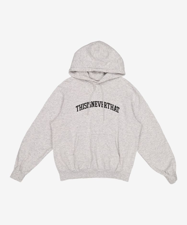 (FW21) Arch-Logo Hoodie - Heather Grey S
