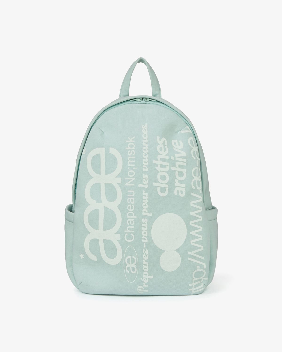 에이이에이이(AEAE) WEB LOGO BACKPACK [MINT]