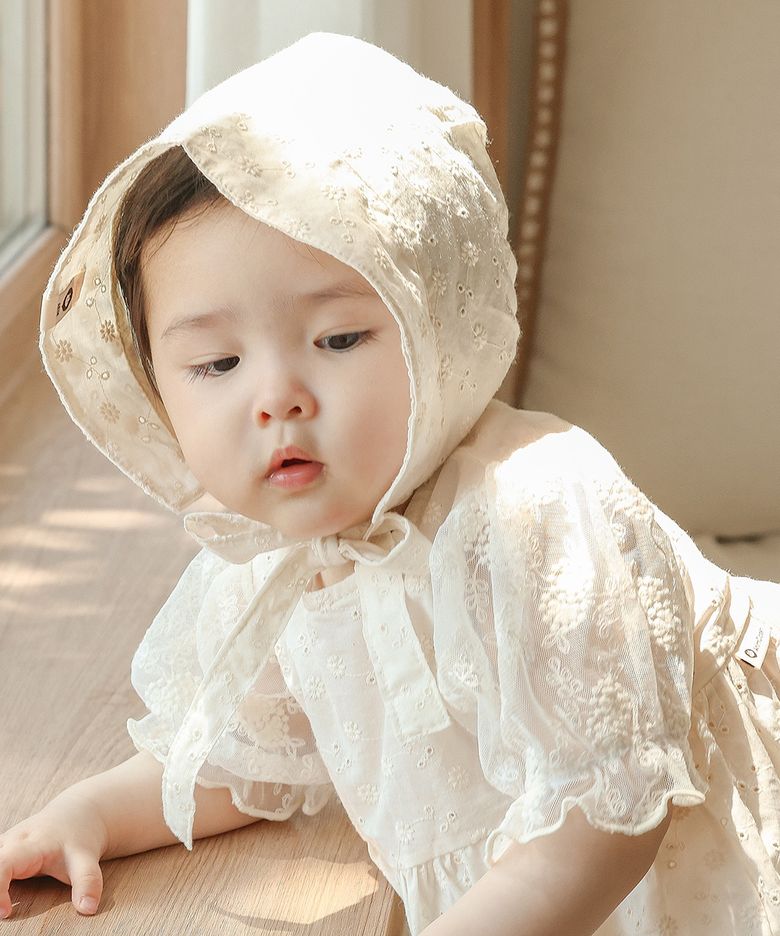 데이지 꽃 흩날릴쯤에.. 쪼꼬미 보넷 - 아기 모자