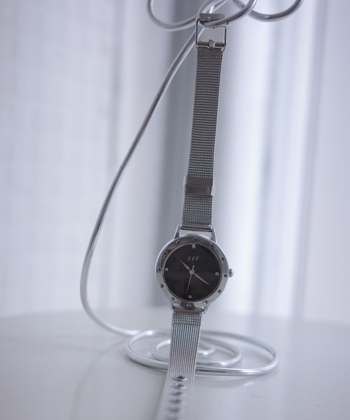 이스페이스(EEESPACE) Lucky Clover Watch (Black Gray)