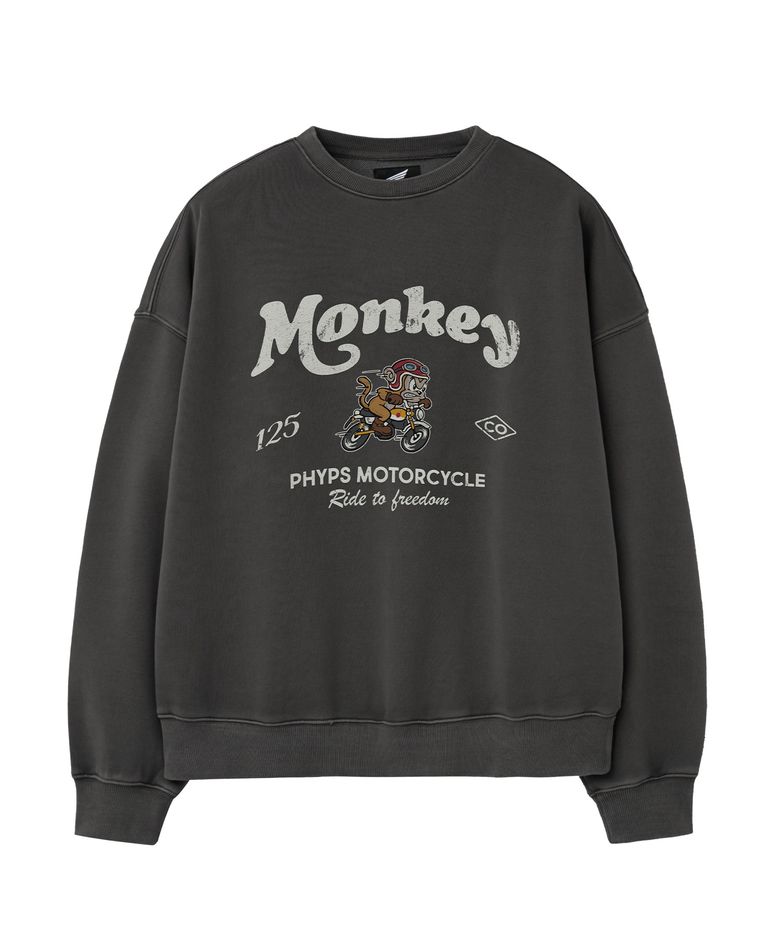 Pigment Monkey 125 Sweatshirt Charcoal