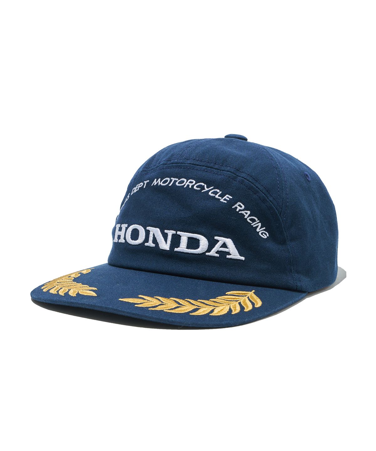 핍스 모터사이클(PHYPS MOTORCYCLE) [김간지 X 핍스 모터사이클] Laurel Tree Trucker Cap Navy