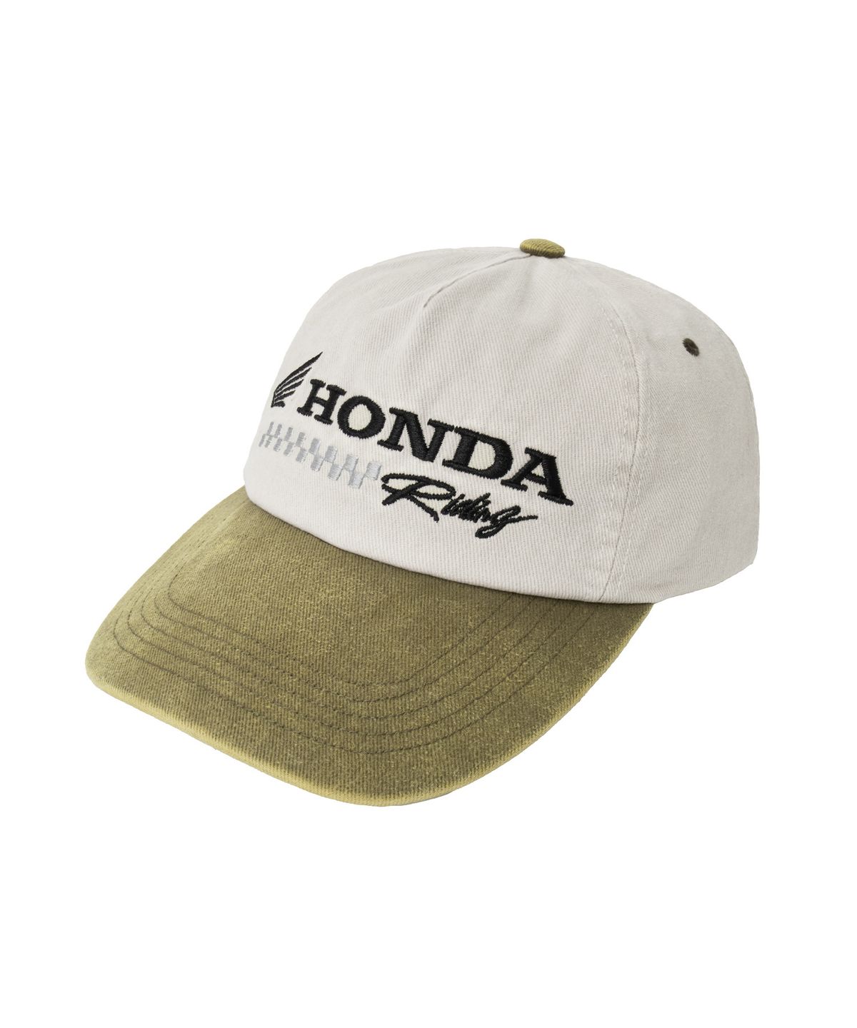 핍스 모터사이클(PHYPS MOTORCYCLE) Washed Vintage Racing Cap Ivory