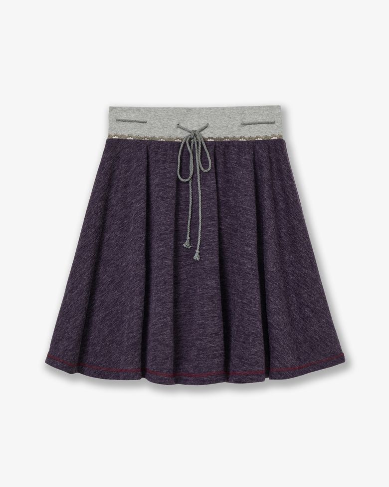 STRING LACE SKIRT [PURPLE]
