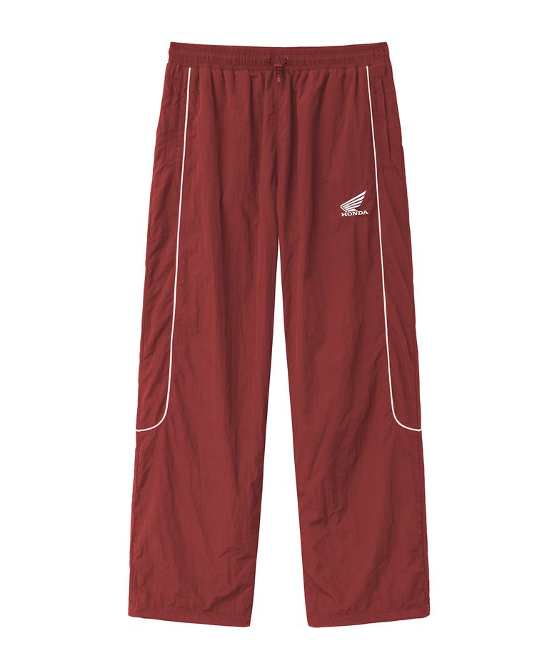 [김간지 X 핍스 모터사이클] Basic Logo Nylon Track Pants Red