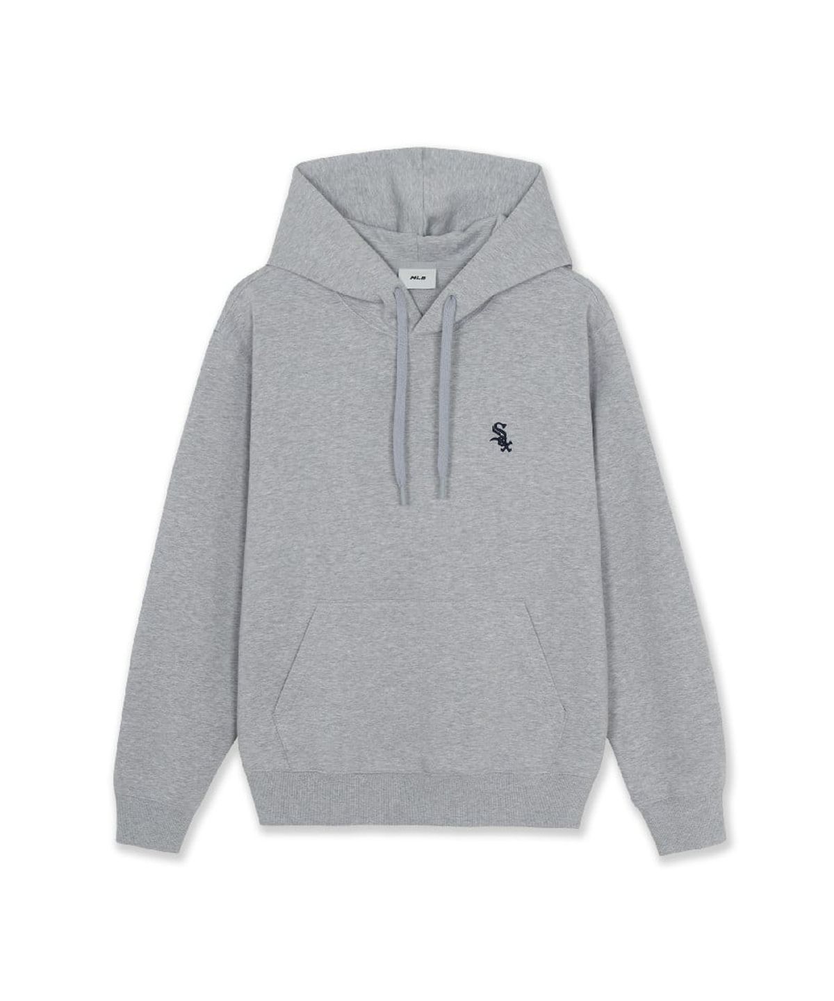 엠엘비(MLB) 베이직 스몰로고 후드티 CHW (Melange Grey)