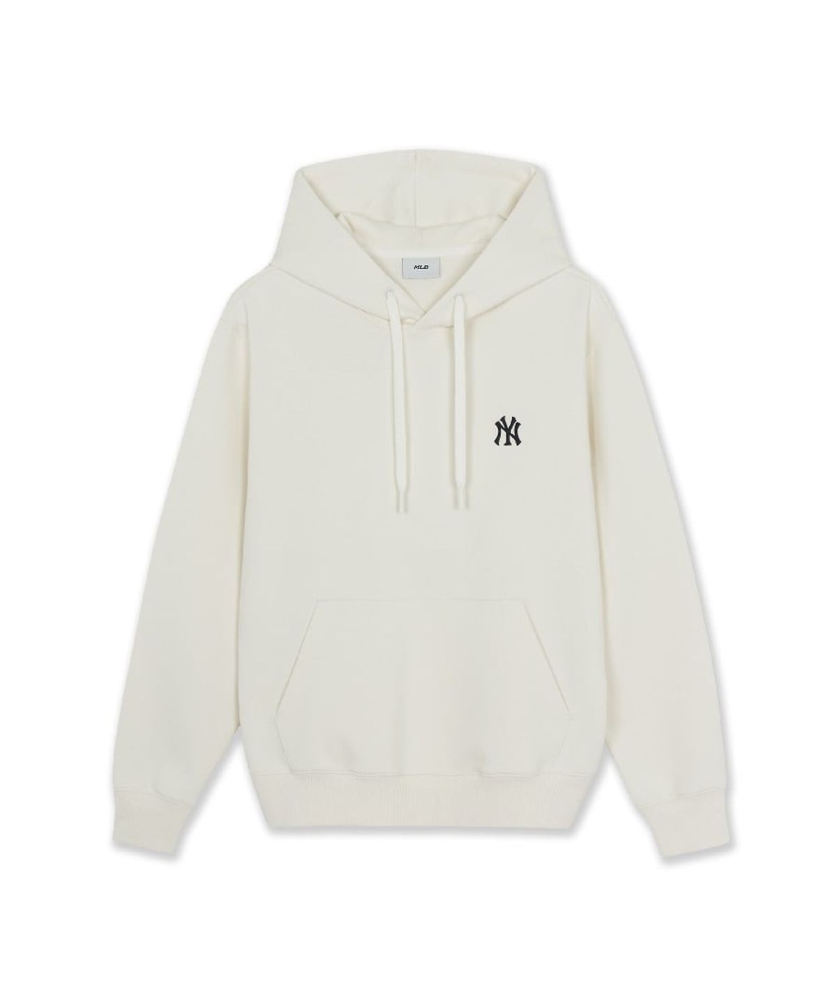 엠엘비(MLB) 베이직 스몰로고 후드티 NY (Cream)