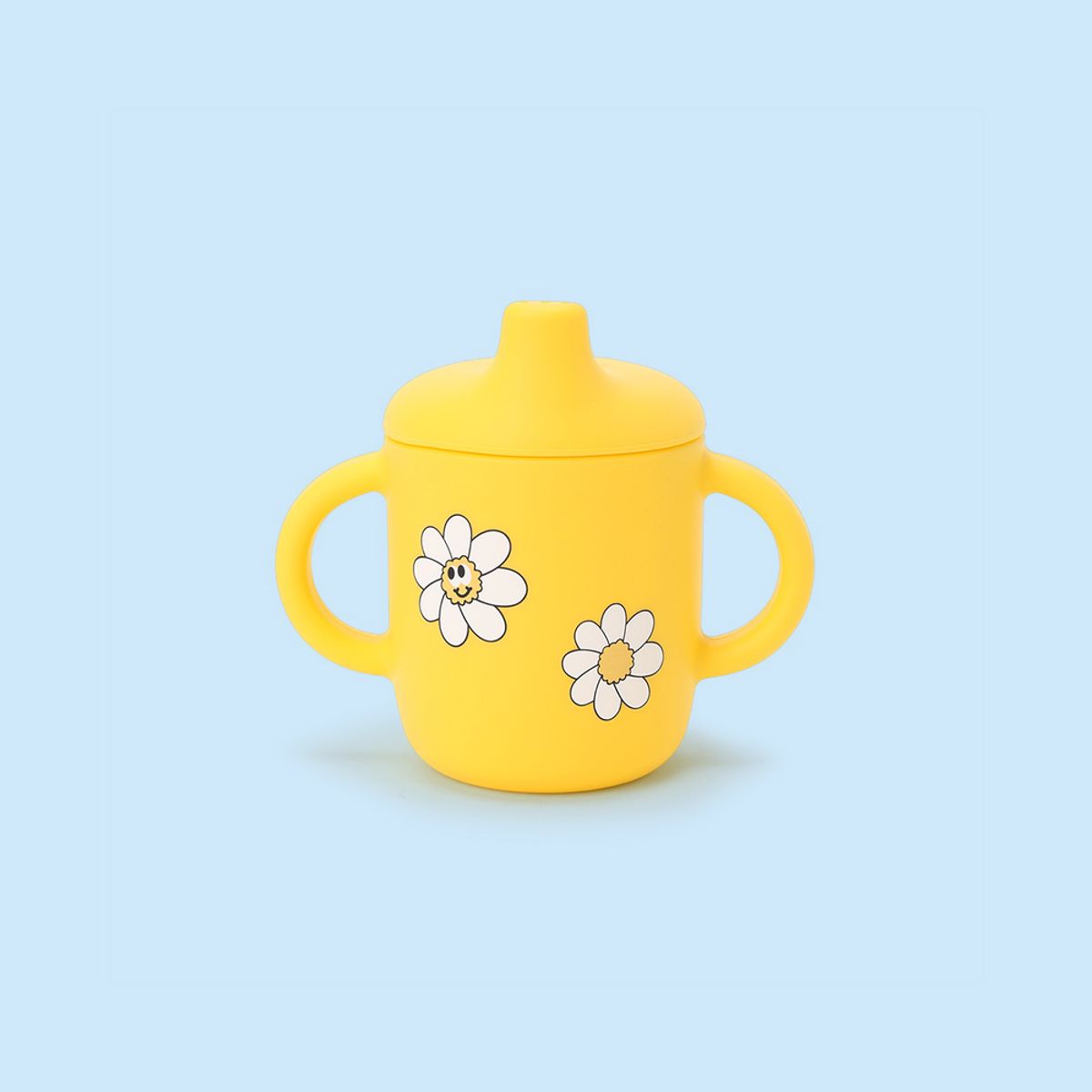 스닐로스티치(SNILLOSTITCH) 스파우트 물컵 데이지 옐로우
