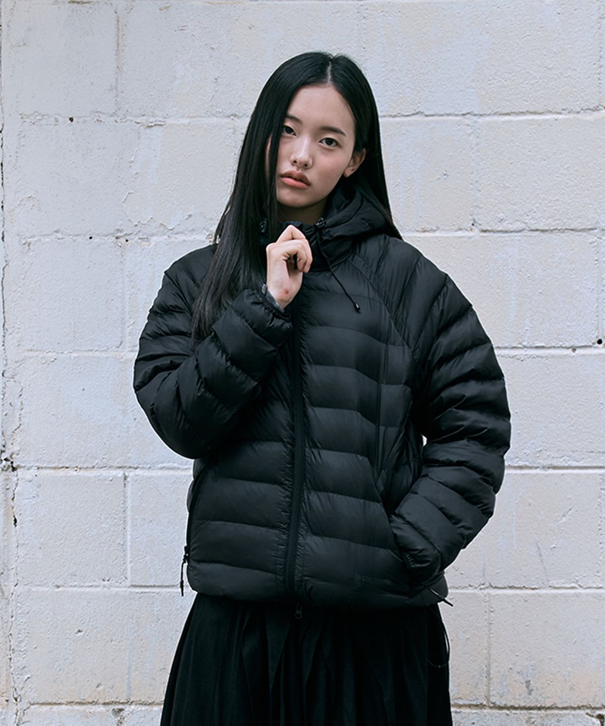 르꼬끄(LECOQ) 유니 경량 볼패딩 - 블랙 QR423JPDO1