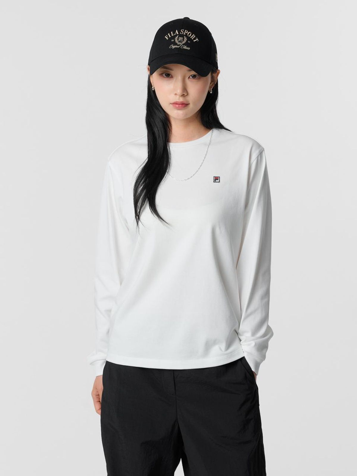 휠라(FILA) 에센셜 긴팔티(FS263RL01U001191)