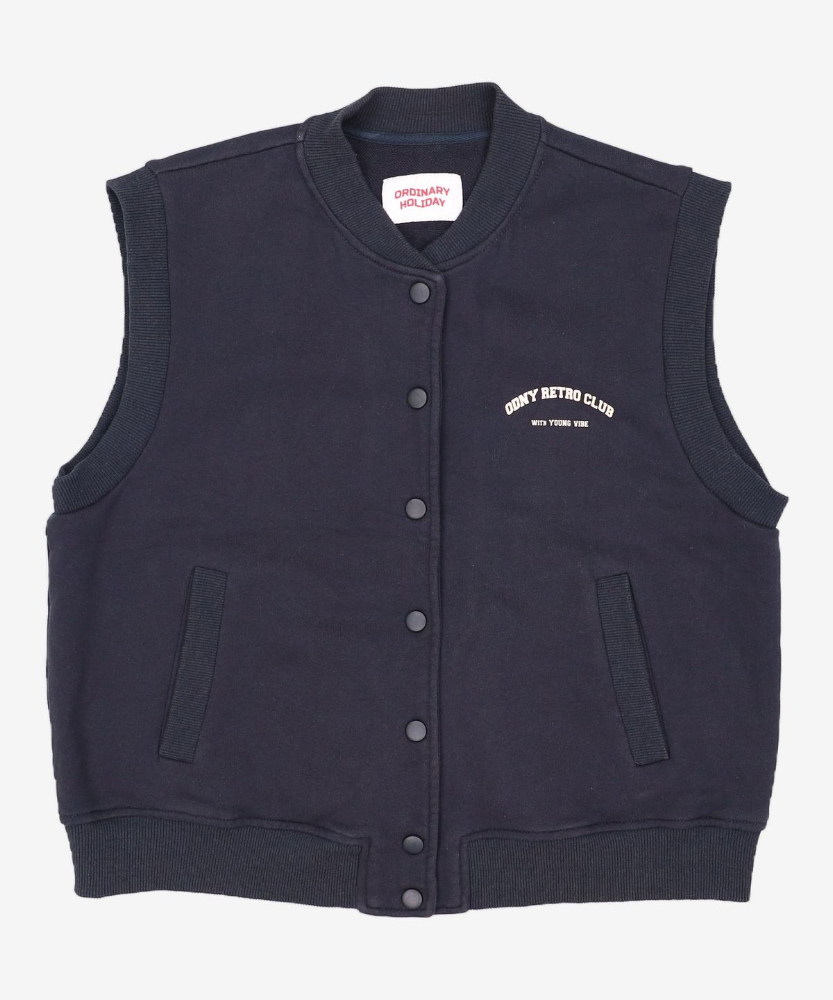 오디너리 홀리데이(ORDINARY HOLIDAY) 져지오버핏베스트 JERSEY OVERFIT VEST FREE