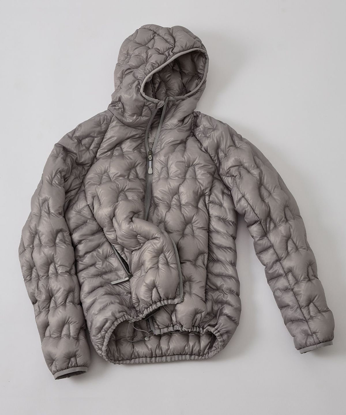 시에라디자인(SIERRA DESIGNS) W) 하프돔(HALFDOME) 경량 구스다운 후드자켓 PEACH LIGHT GREY