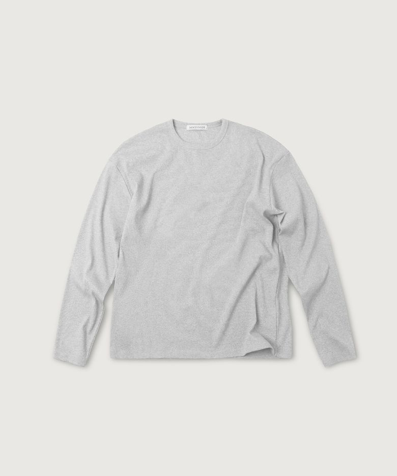 리브드 라운드 롱슬리브_8Color