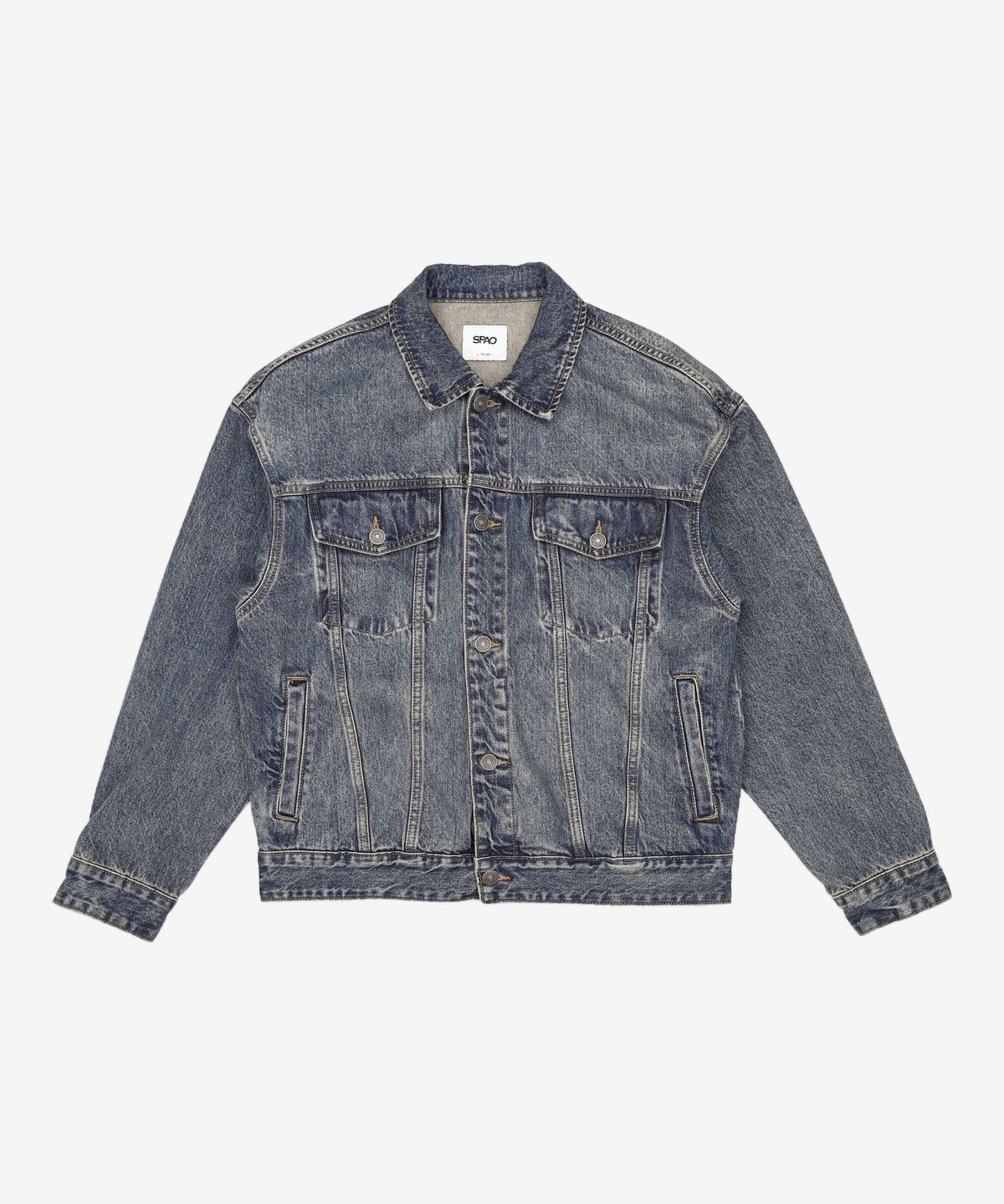스파오(SPAO) 데님 트러커 재킷_SPJEF23C01 L