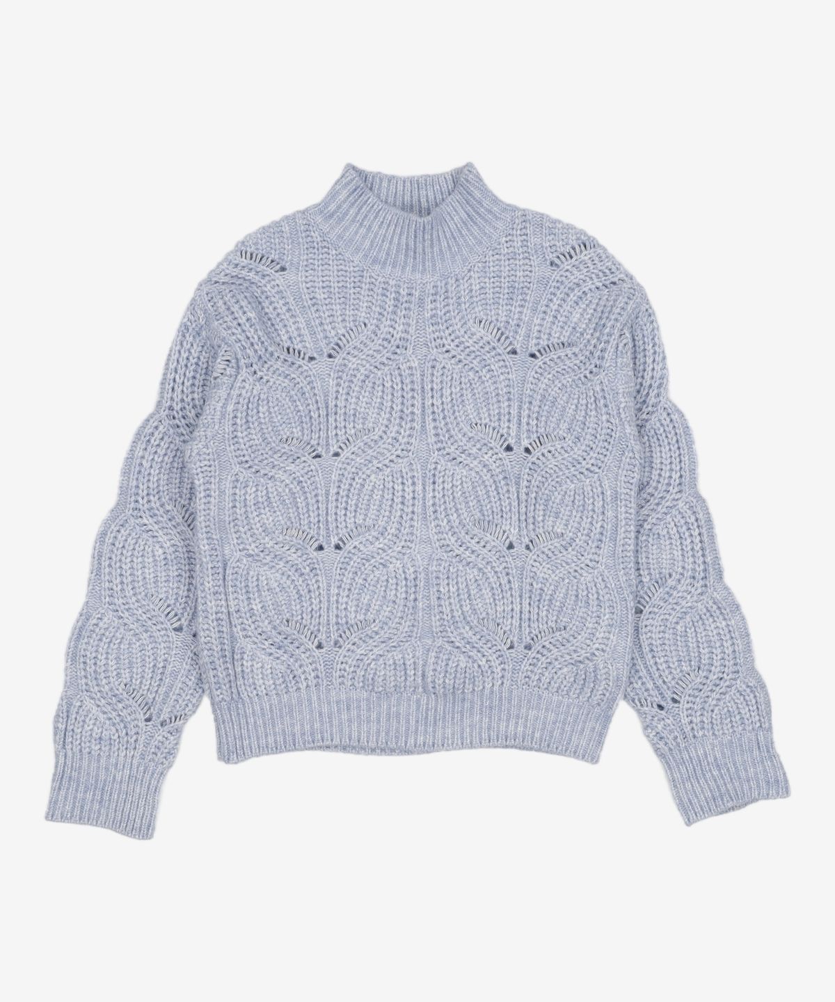 미쏘(MIXXO) 변형 조직 컬러 믹스 스웨터 MIWKAB126T S