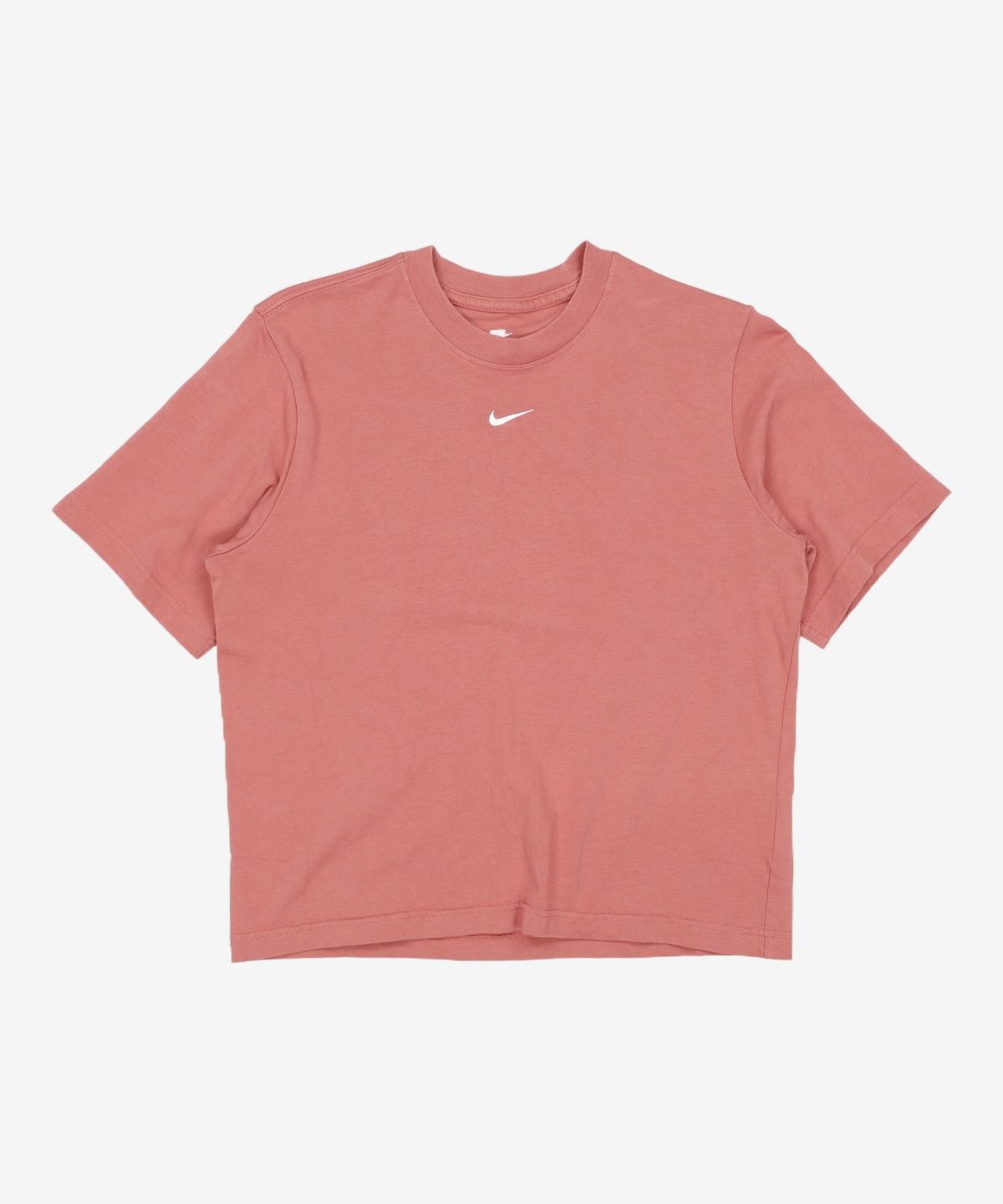 나이키(NIKE) 스포츠웨어 에센셜 박시 티셔츠 W - 캐년 핑크:화이트 / DD1238-634 S
