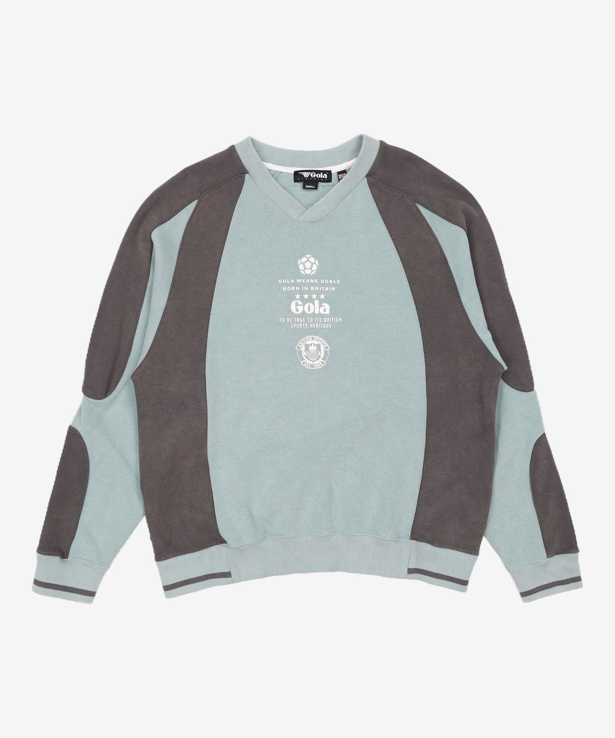 골라(GOLA) COLOR BLOCK SWEAT SHIRTS [MINT] S