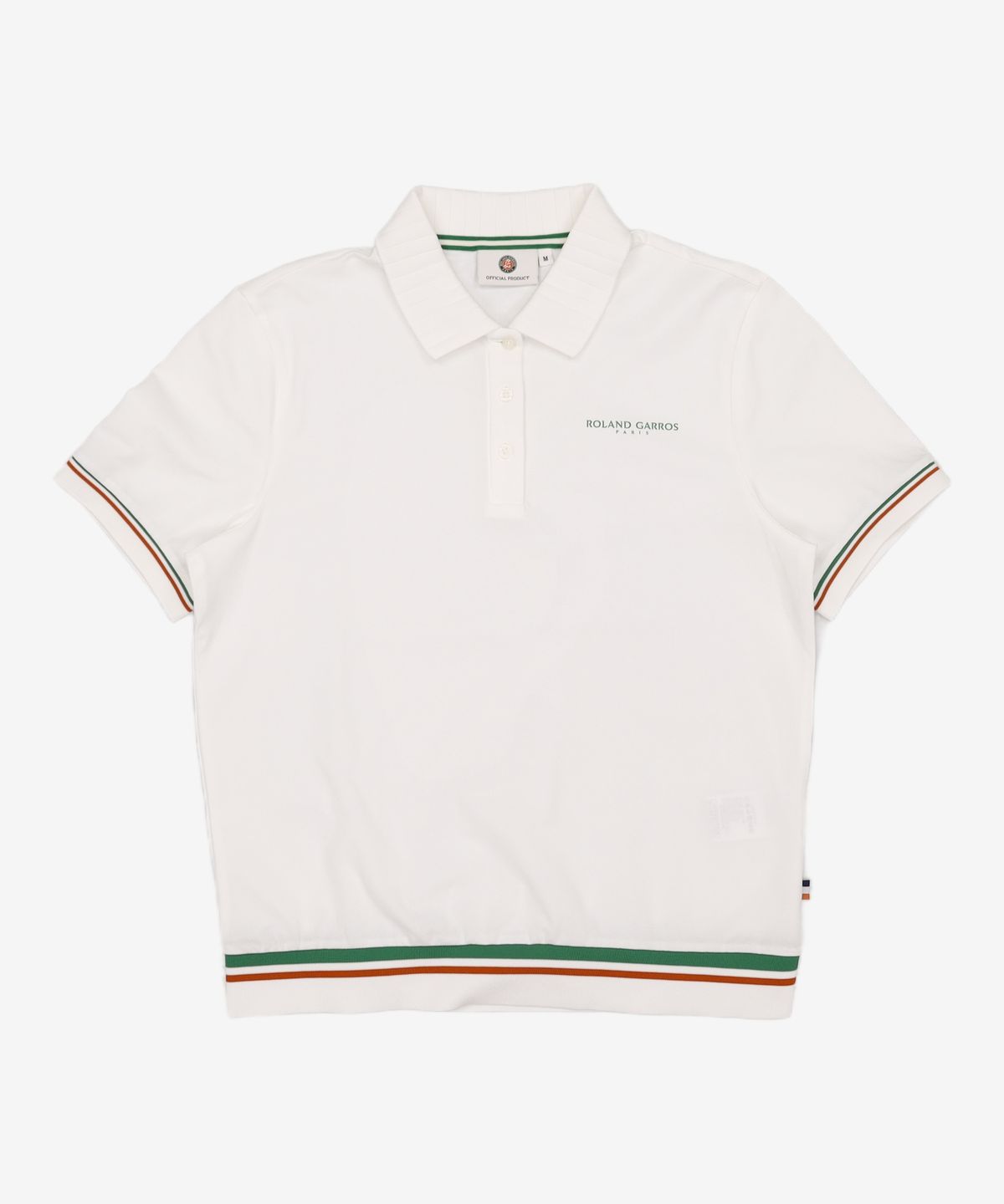 롤랑가로스(ROLANDGARROS) 우먼즈 PK 카라 반팔티 화이트 M
