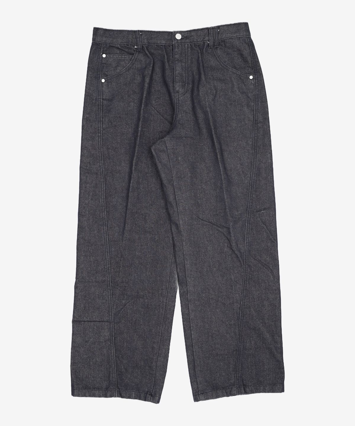 데케트(DECET) Curved Wide Jeans DCPT033Black 34