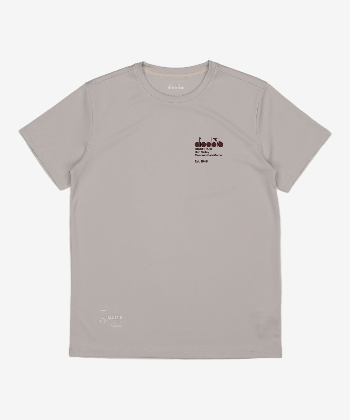 디아도라(diadora) 헤리티지 그래픽 러닝 반팔 티셔츠 BEIGE 95
