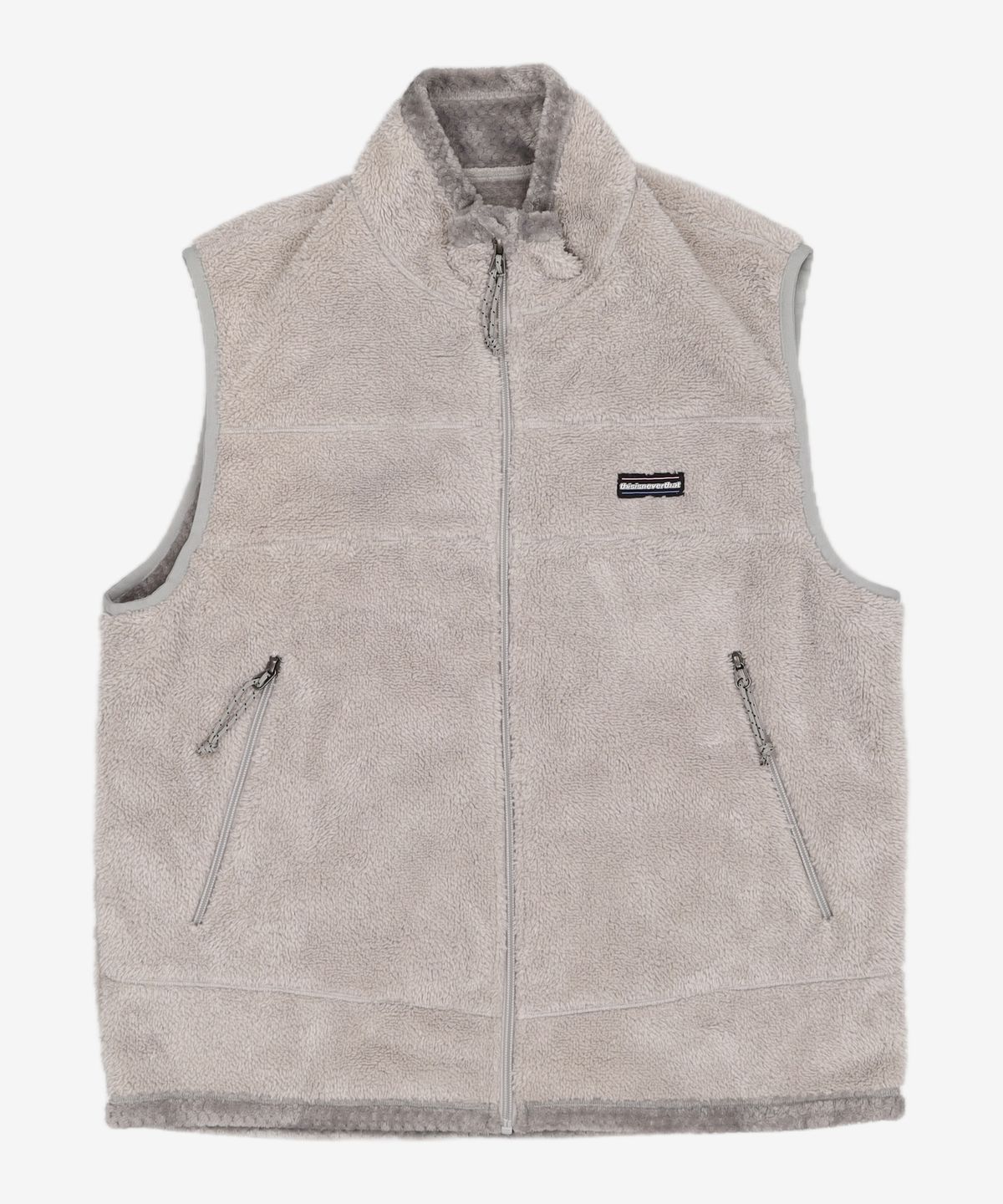 디스이즈네버댓(THISISNEVERTHAT) High Loft Fleece Vest Warm Grey M