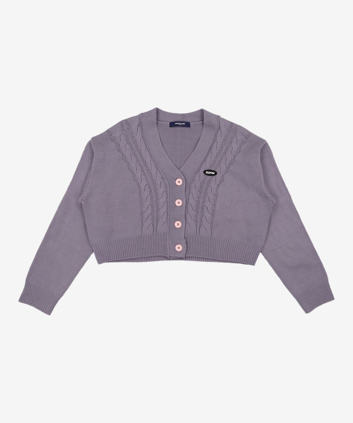 오디너리 홀리데이(ORDINARY HOLIDAY) 케이블 크롭 가디건 CABLE CROP CARDIGAN FREE