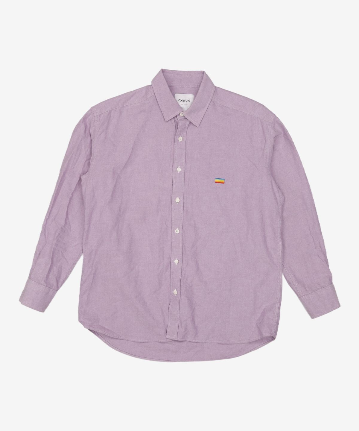 폴라로이드(POLAROID) 세미오버핏 옥스포드 셔츠 PURPLE S