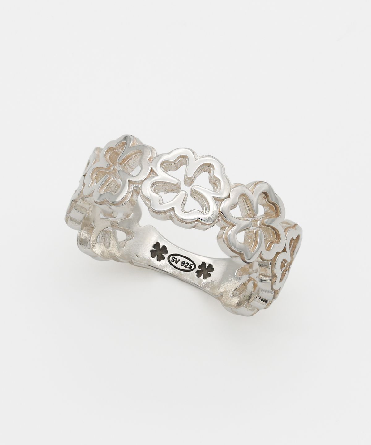 그레이노이즈(GRAYNOISE) Clover Lace Ring W (925 Silver)