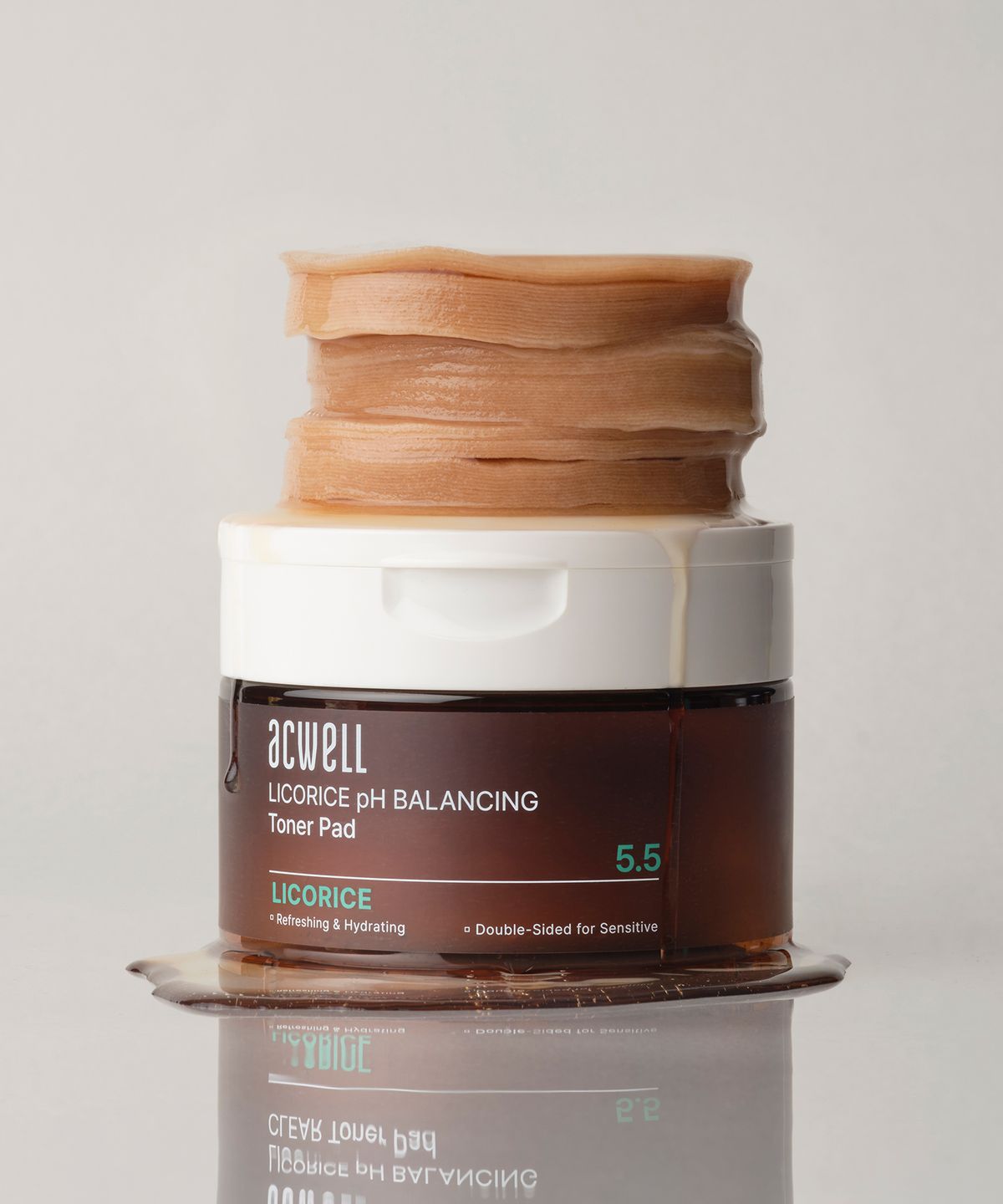 아크웰(ACWELL) 감초수 pH 밸런싱 토너 패드 70매