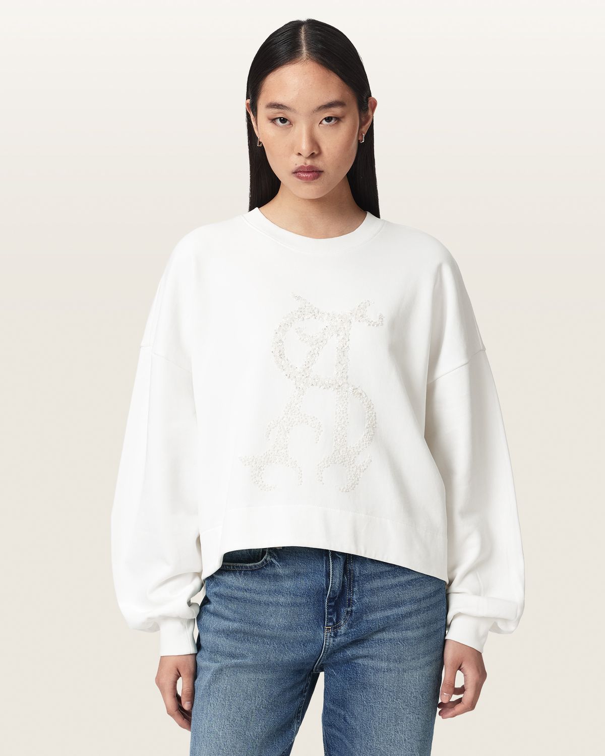 올세인츠(ALLSAINTS) 리플렉스 릴라 스웨트 W048JF-437
