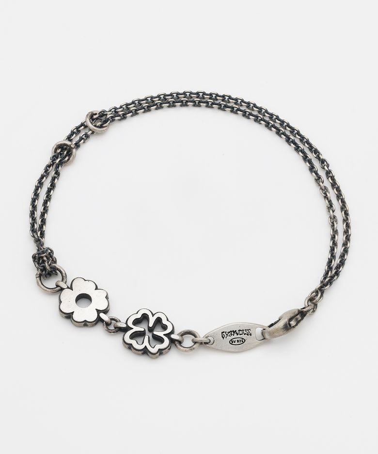 Clover Lace Knot Bracelet (925 Silver)