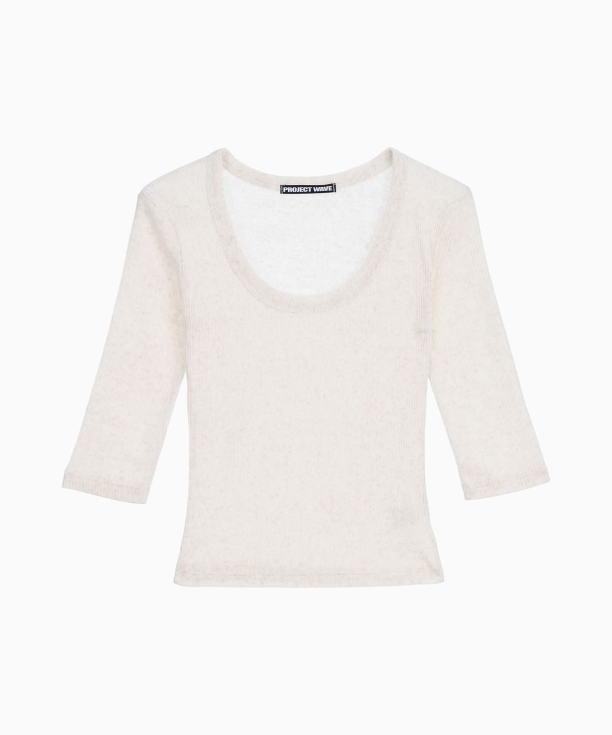 프로젝트 웨이브(PROJECT WAVE) Angora U Neck T Shirts (5color)