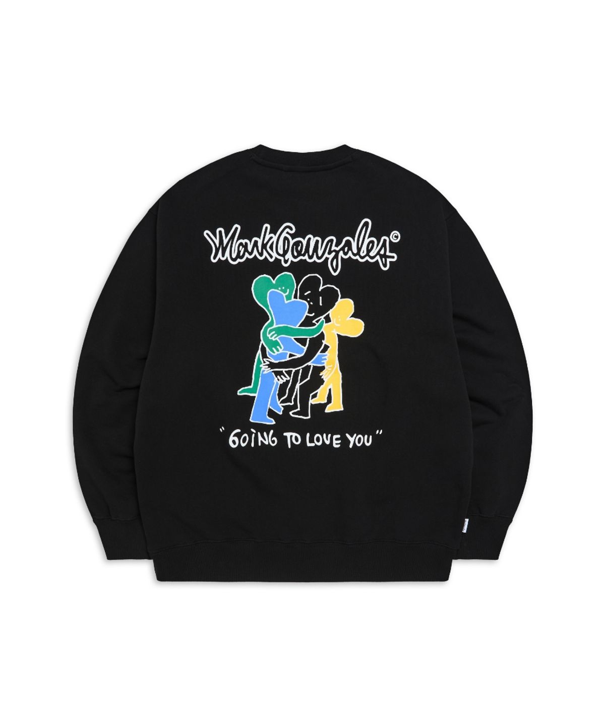 마크곤잘레스(MARK GONZALES) 고잉 투 러브 그래픽 스웻셔츠 - BLACK