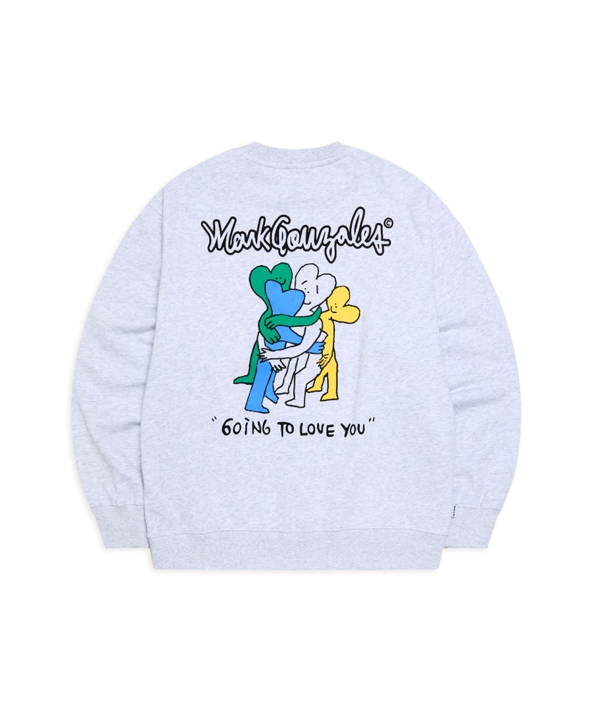 마크곤잘레스(MARK GONZALES) 고잉 투 러브 그래픽 스웻셔츠 - L/GREY