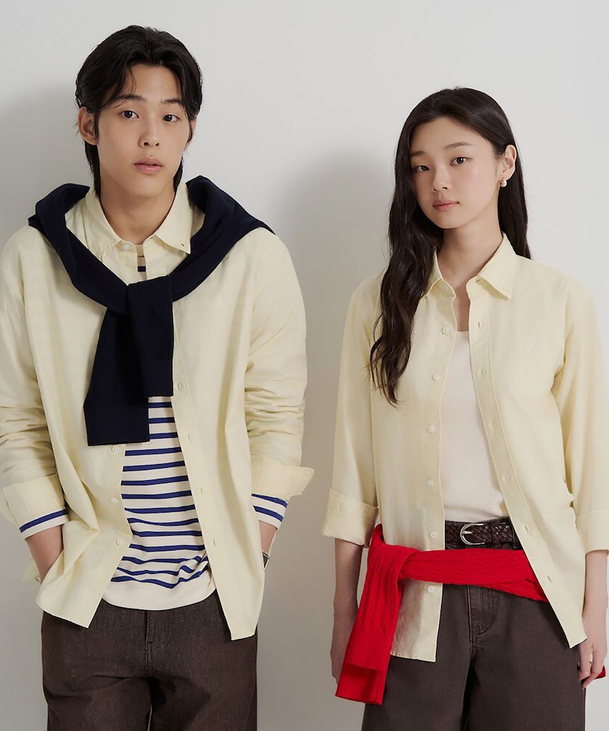 빈폴 멘(BEANPOLE MEN) [Essential] 옥스퍼드 셔츠 - 레몬