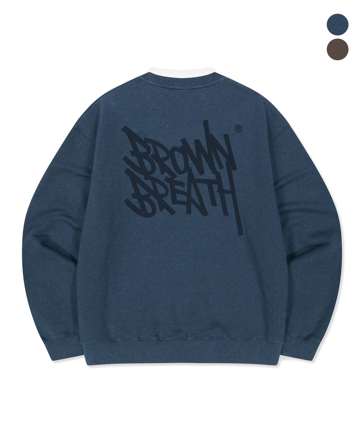 브라운브레스(BROWNBREATH) TAG CREWNECK