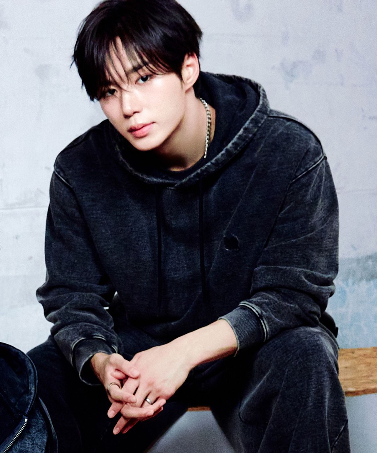 브라운브레스(BROWNBREATH) WASHING DENIM SWEAT HOODIE