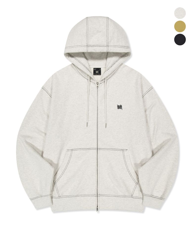 STITCH TAG HOOD ZIP UP