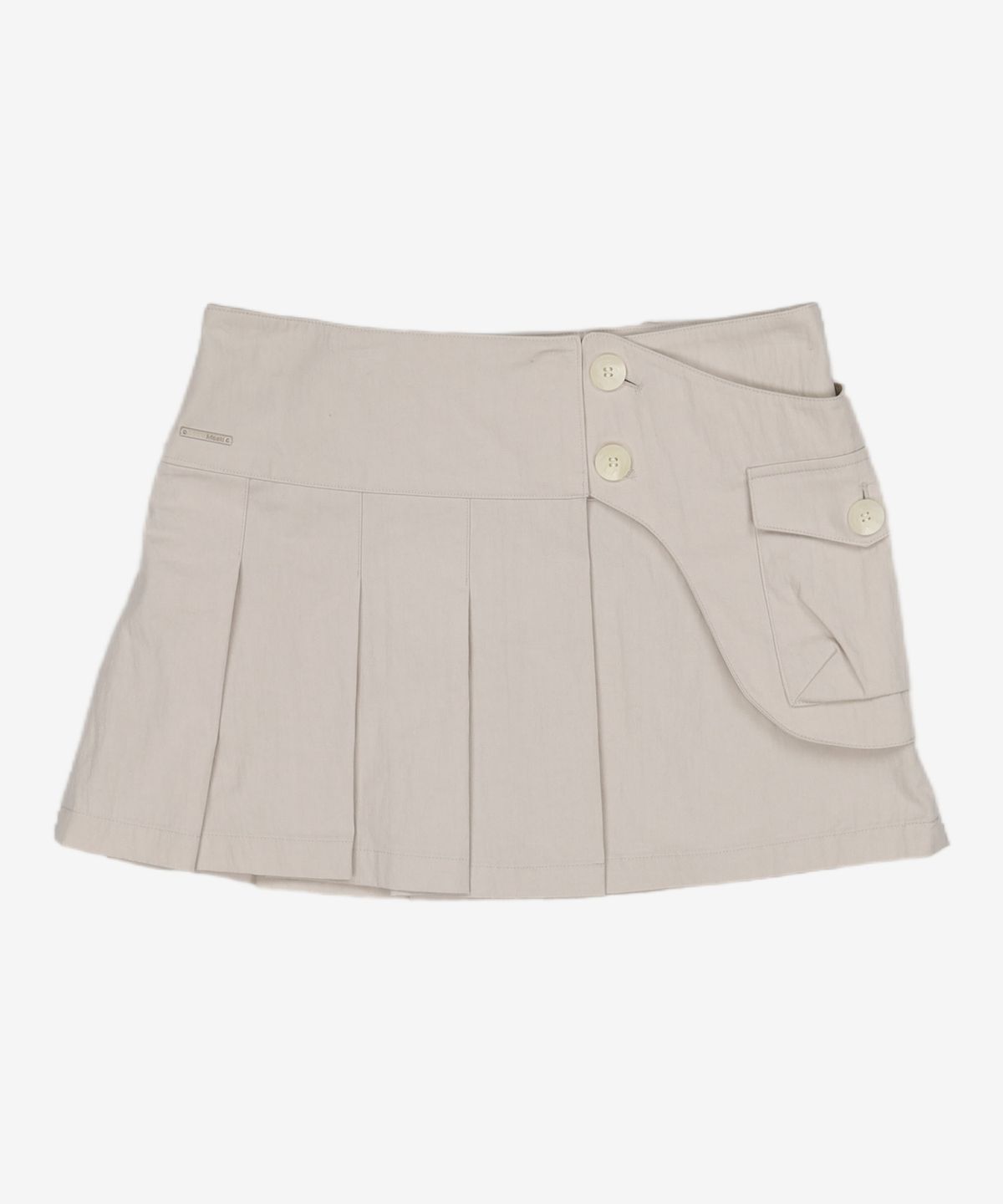미세키서울(MISEKI SEOUL) Waist pocket bag mini skirt LIGHT GREY 2