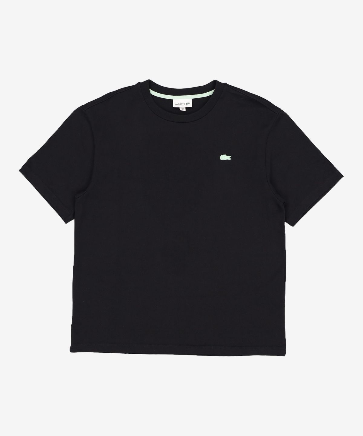 라코스테(LACOSTE) 남성 컬러크록 티셔츠 [블랙] L