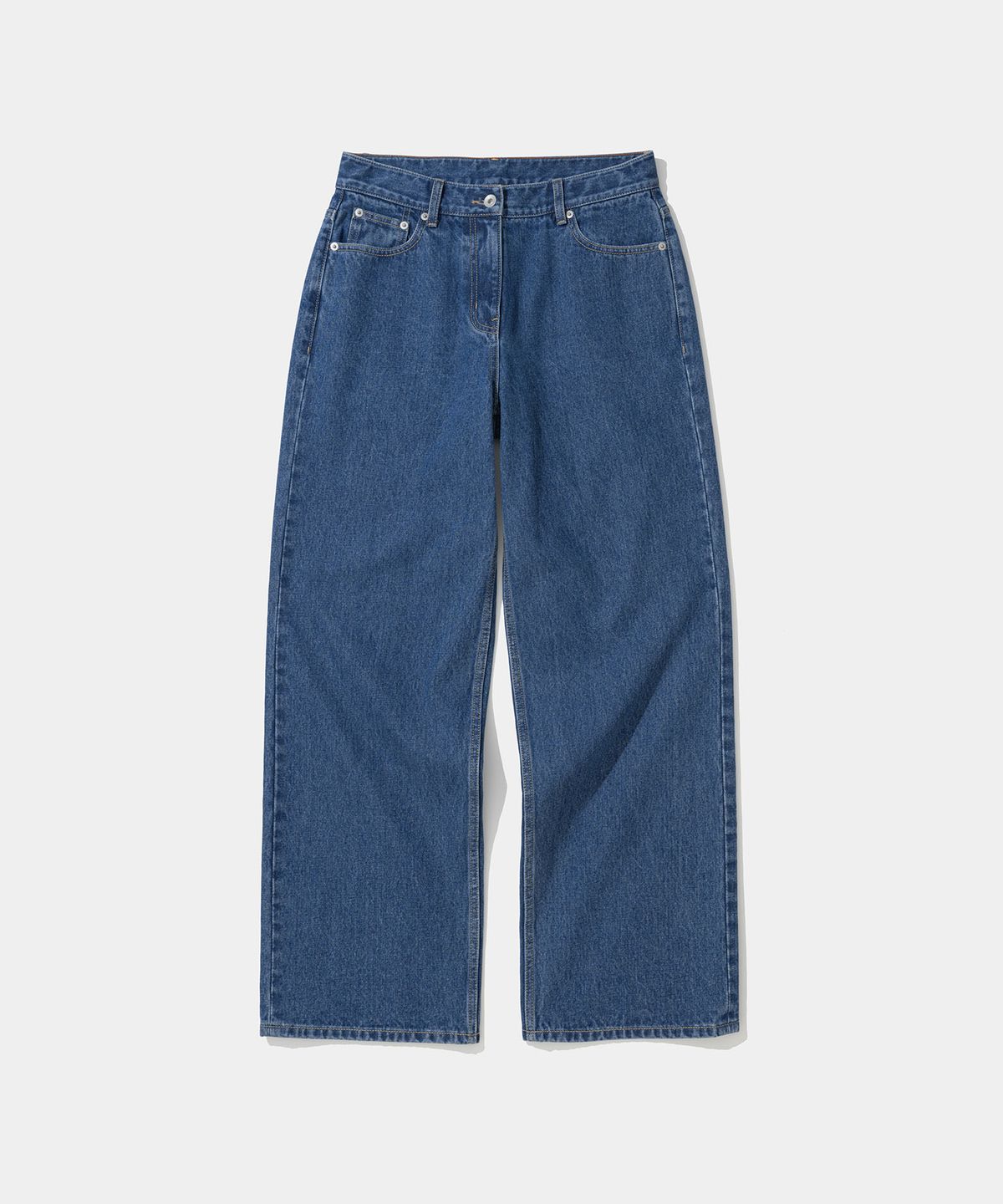 유니폼브릿지(UNIFORM BRIDGE) (w) 001 denim pants wide fit 12oz indigo blue
