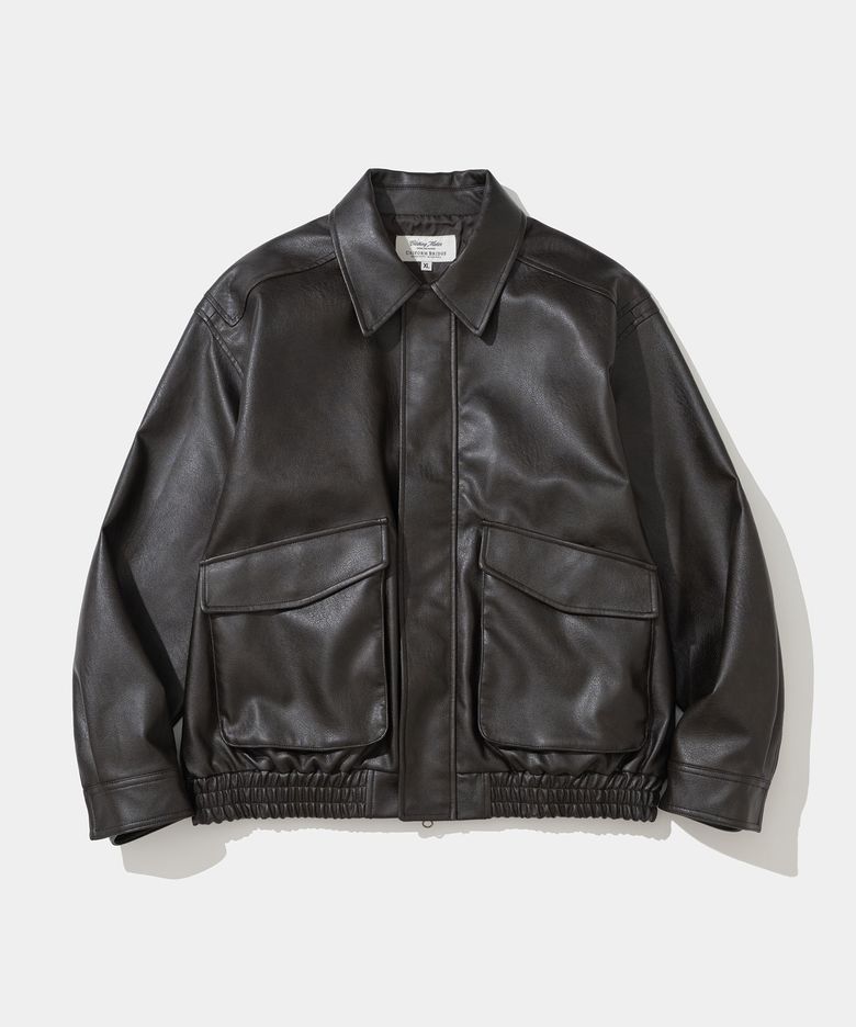 A-2 jacket dark brown