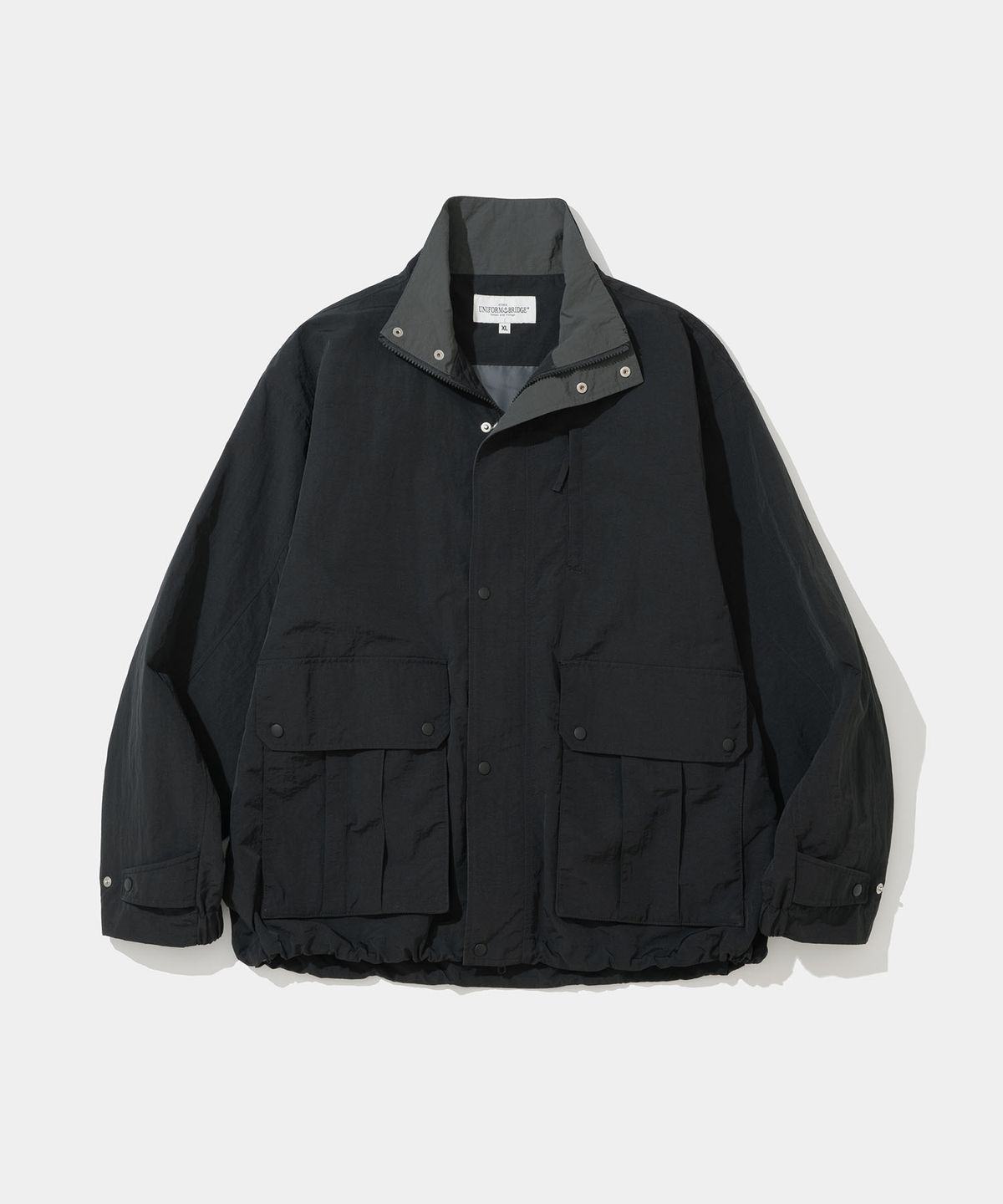 유니폼브릿지(UNIFORM BRIDGE) nylon field jacket black