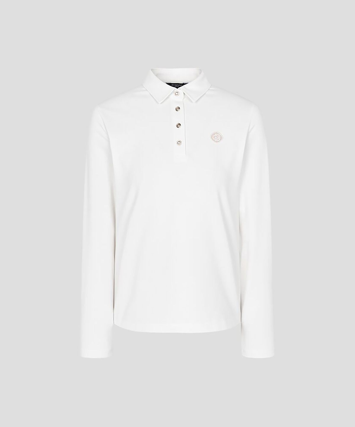 빈폴골프(BEANPOLE GOLF) 여성 베이직 칼라 긴소매 티셔츠 - 화이트