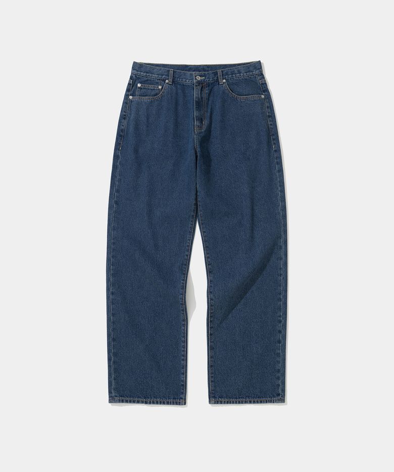 002 regular denim pants 12.5oz indigo blue