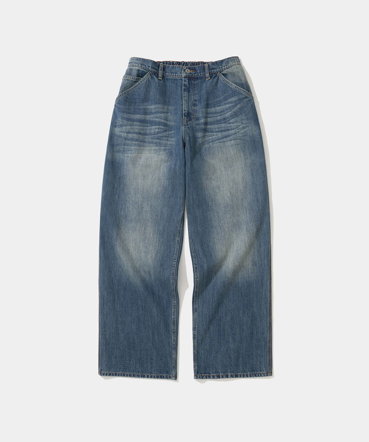 유니폼브릿지(UNIFORM BRIDGE) easy carpenter denim pants indigo blue