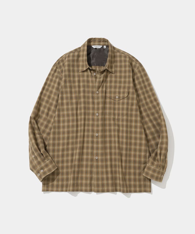 vintage check shirt rust brown