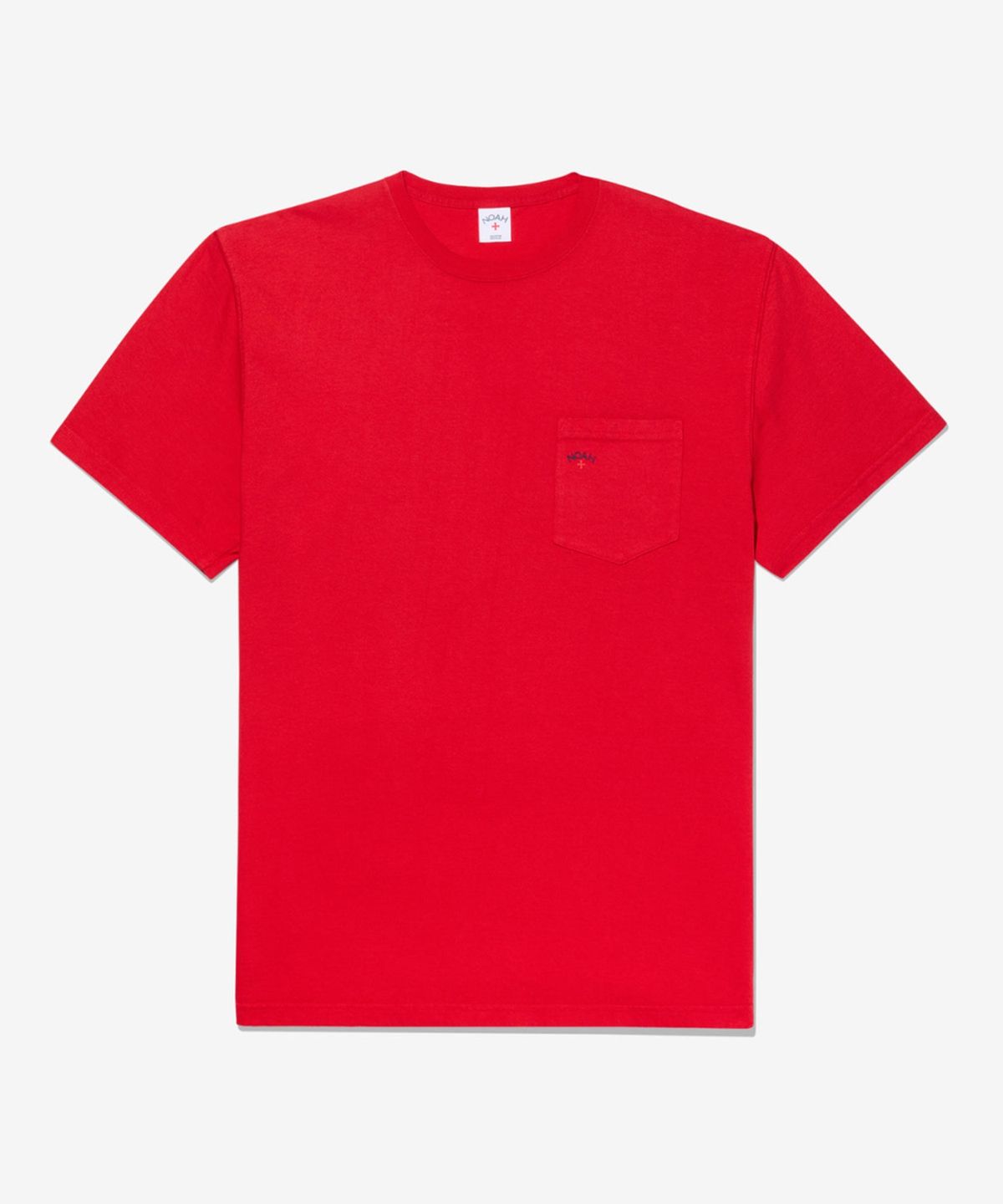 노아(NOAH) (U) 코어 로고 포켓 티 스칼렛 레드 CORE LOGO POCKET TEE SCARLET RED